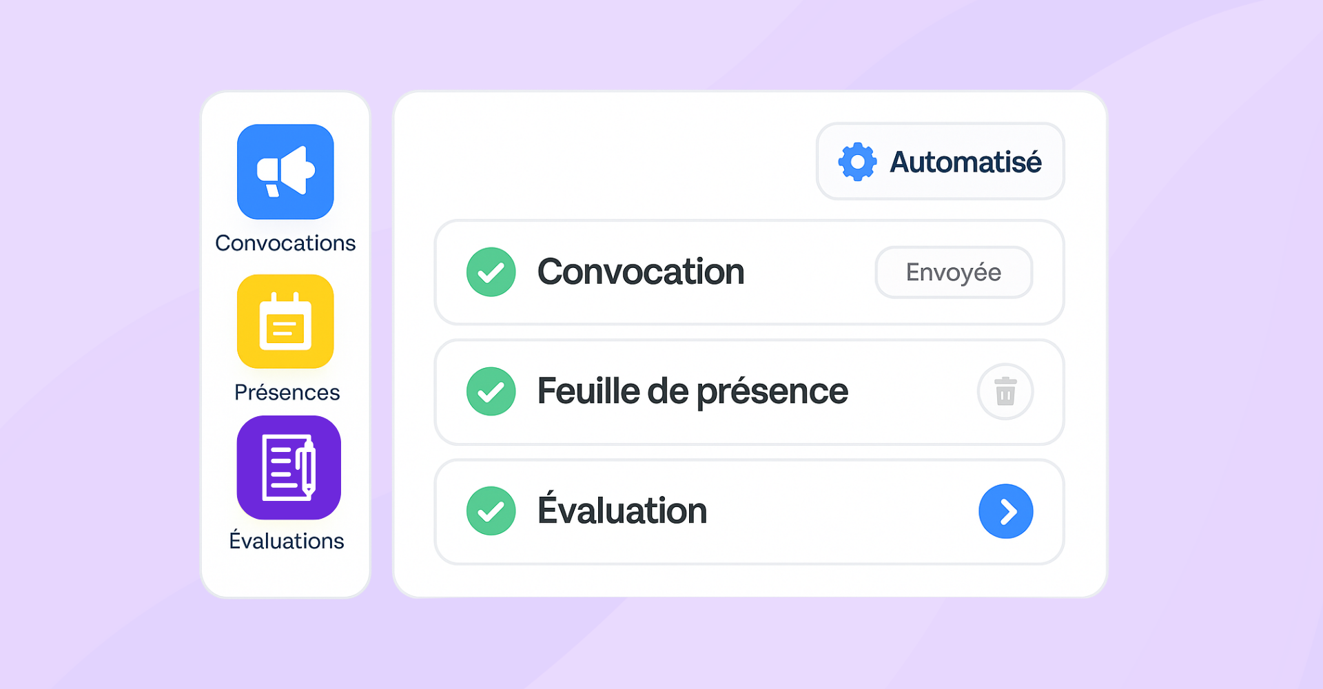 Gestion administrative des formations