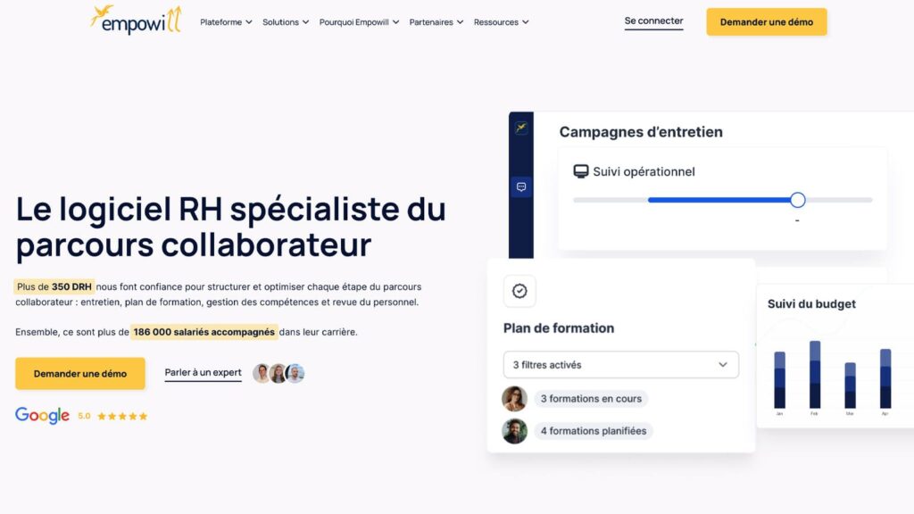 Empowill, solution de pilotage des talents