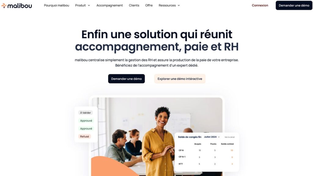 Malibou, gestion simple des absences